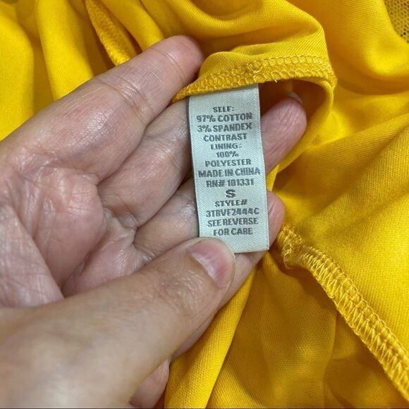 Bailey Blue Yellow Floral Pin Up Style Dress - Picture 7 of 10